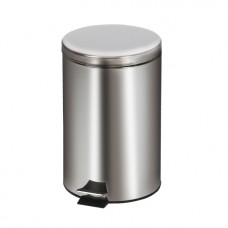 Waste Receptacle Clinton Medium Round Stainless Steel Model TR-20S